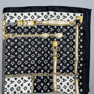 Black and Gold Scarf